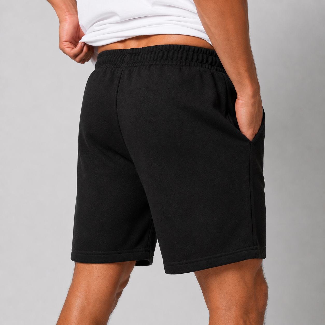 Kit 3 Bermudas Moletom Masculina