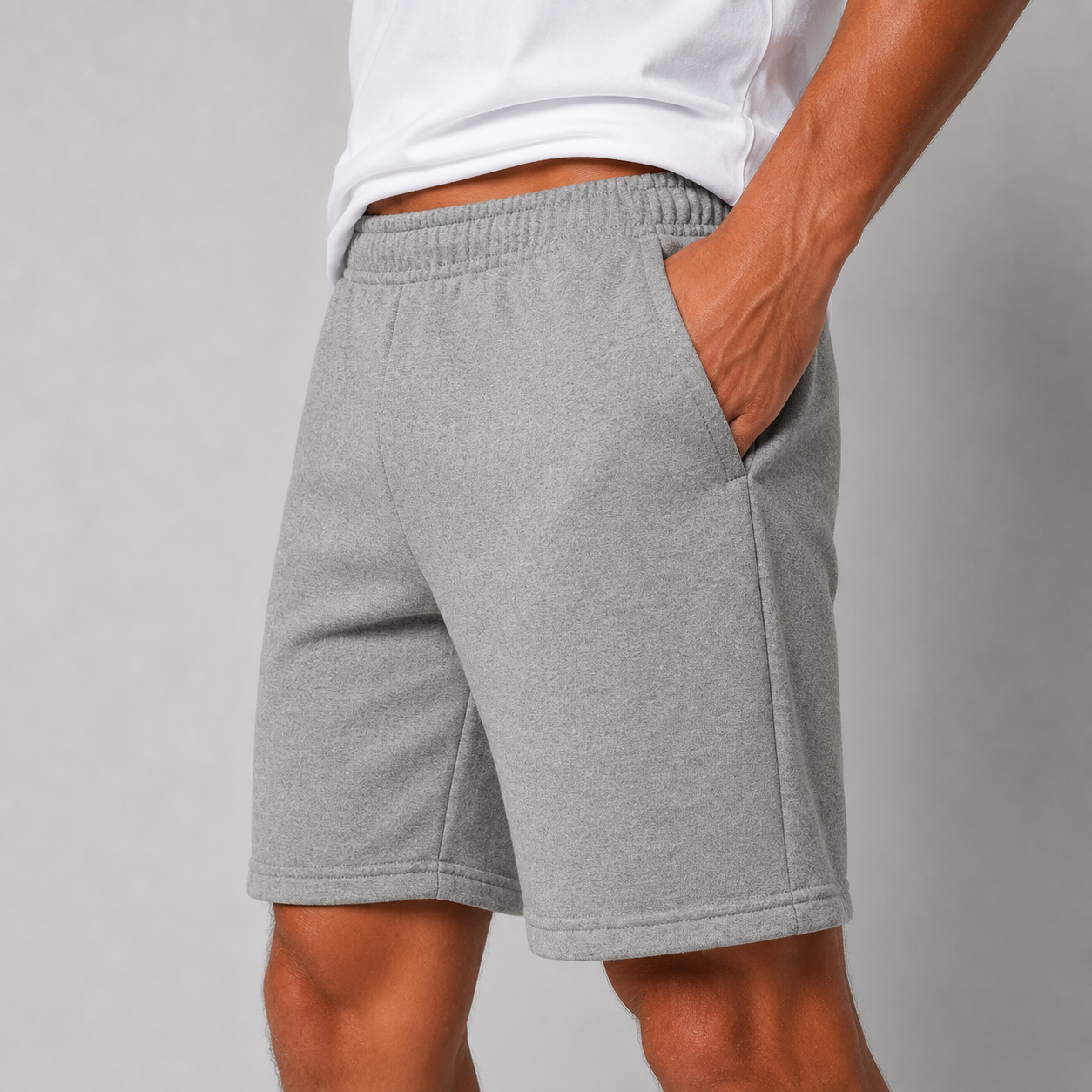 Kit 3 Bermudas Moletom Masculina
